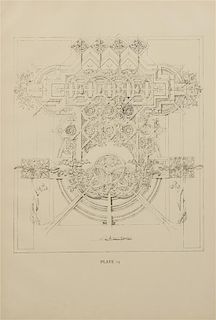 [ARCHITECTURE]. -- SULLIVAN, Louis Henry (1856-1924). [A System of Architectural Ornament, 1924]. A group of 19 plates (of 20).