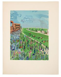 DUFY, Raoul (1877-1953), illustrator. -- LA VARENDE, Jean de (1887-1959). Les Centaures et les Jeux. Paris: Pierre de Tartas, 19