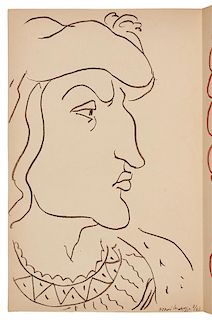 * MATISSE, Henri (1869-1954), illustrator. -- ORLEANS, Charles, Duc d' (1394-1465). Poemes. Paris: Tériade, 1950.