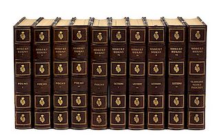 BURNS, Robert (1759-1796). The Complete Writings of Robert Burns. Boston and New York: Houghton Mifflin Company, 1926.