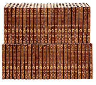[BINDINGS]. SCOTT, Walter, Sir. (1771-1832). The Waverly Novels. New York, London: The Chaucer Company, n.d.