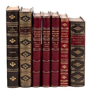 [BINDINGS]. A group of 12 works, including: