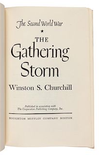 CHURCHILL, Winston (1874-1965). The Second World War. Boston: Houghton Mifflin Company, 1948-1953. FIRST AMERICAN EDITION.