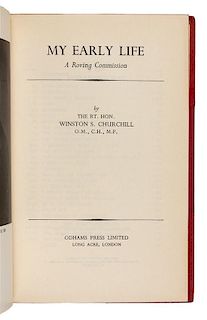 CHURCHILL, Winston Spencer (1874-1965). My Early Life. London: Odhams Press, Ltd., 1958.