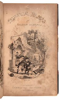 DICKENS, Charles (1812-1870). The Posthumous Papers of the Pickwick Club. London: Chapman and Hall, 1837. FIRST EDITION IN BOOK