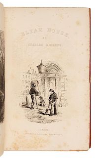 DICKENS, Charles (1812-1870). Bleak House. London: Bradbury & Evans, 1853. FIRST EDITION IN BOOK FORM IN A RARE VARIANT BINDING