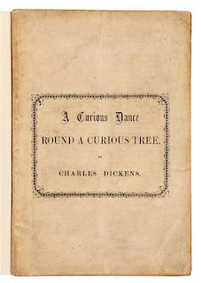 DICKENS, Charles (1812-1870). A Curious Dance Round a Curious Tree. [London: St. Luke's Hospital, 1860]. FIRST EDITION, FIRST IS