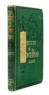 DICKENS, Charles (1812-1870). The Mystery of Edwin Drood. London: Chapman and Hall, 1870. FIRST EDITION IN BOOK FORM.