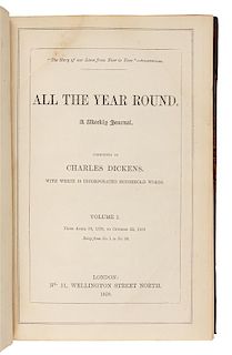 DICKENS, Charles (1812-1870). All the Year Round. A Weekly Journal. . London, April 30, 1859-October 6, 1868.
