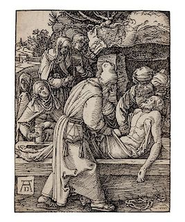 * DÜRER, Albrecht (1471-1528). The Entombment, ca 1509-1511. Engraving.