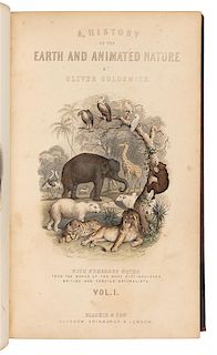 GOLDSMITH, Oliver (1728-1774). A History of the Earth and Animated Nature. Glasgow, Edinburgh and London: Blackie & Son, 1857.