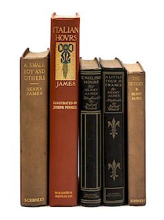 [JAMES, Henry (1843-1916)]. A group of 5 works, comprising: