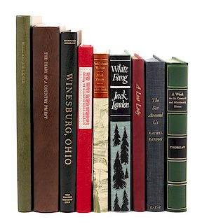 [LIMITED EDITIONS CLUB - AMERICAN LITERATURE]. A group of 10 works, including: