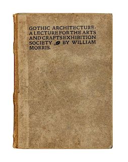 MORRIS, William. Gothic Architecture: A Lecture for the Arts and Crafts Exhibition Society. London: Kelmscott Press, 1893.