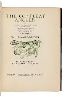 [RACKHAM, Arthur, illustrator] – WALTON, Izaak. Compleat Angler. London: George G. Harrap, 1931. FIRST TRADE EDITION.