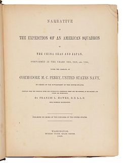 * HAWKS, Francis L., editor. -- PERRY, Matthew Calbraith. Narrative of the Expedition of an American Squadron to the China Seas
