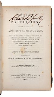 HUGHES, John T. (1817-1862). Doniphan's Expedition, Containing an Account of the Conquest of New Mexico. Cincinnati: 1850.