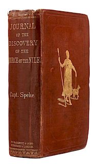 SPEKE, John Hanning. Journal of the Discovery of the Source of the Nile. Edinburgh and London: 1863. FIRST EDITION.