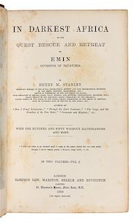 STANLEY, Henry Morton, Sir (1841-1904). In Darkest Africa. London: 1890. FIRST EDITION.