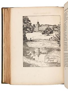 WALTON, Izaak  -- COTTON, Charles. The Compleat Angler. Edmund H. New, illustrator. London & New York: 1897.