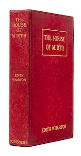 WHARTON, Edith (1862-1937). The House of Mirth. New York: Charles Scribner’s Sons, 1905. FIRST EDITION.