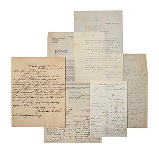 [KUNZ, George Frederick]. An archive of letters written between 1884 and 1920 to George Frederick Kunz.
