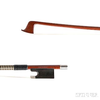 Nickel Silver-mounted Violin Bow