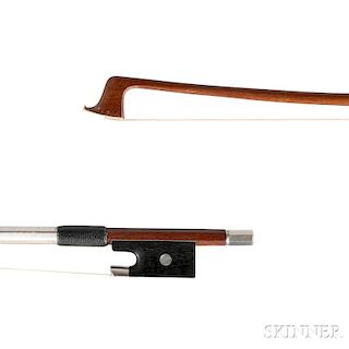 French Nickel Silver-mounted Viola Bow
