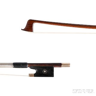 German Gold-mounted Violin Bow, Otto Durrschmidt