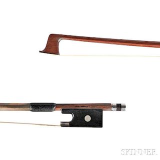 Swiss Silver-mounted Violin Bow