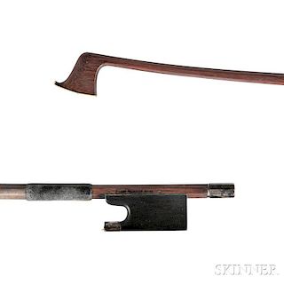 German Silver-mounted Violin Bow