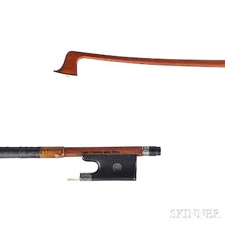 American Silver-mounted Violin Bow