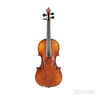 German Violin, W.H. Hammig, Leipzig, 1889