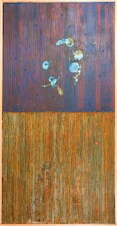 Craig Lucas (1942-2011) Gene Pool Drift, Oil on canvas, 1994