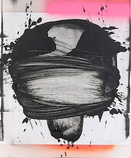 Todd Schroeder (b. 1968) PGRP 17, 2014, Oil, spray paint on plexiglass,