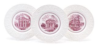 A Set of Thirteen Wedgwood Creamware University of Virginia Plates