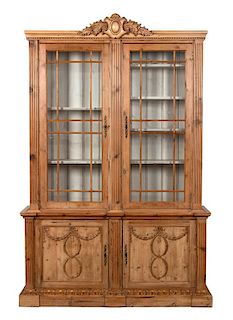 A George III Style Pine Bookcase