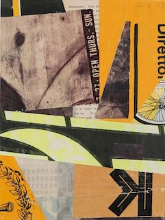 George Schroeder (b. 1938) Untitled (Diretto), 2013, Collage,