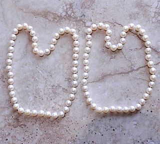 Pearl Necklace Lot of 2