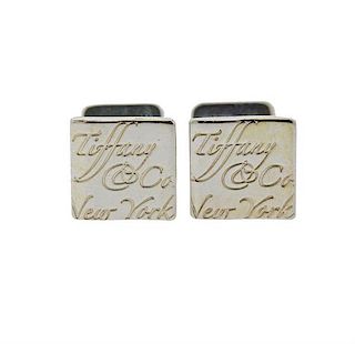 Tiffany &amp; Co Sterling Silver Cufflinks