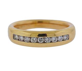 14k Gold Diamond Wedding Band Ring 