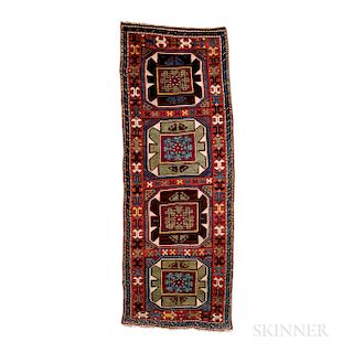 East Anatolian Long Rug, Turkey, c. 1870, 9 ft. 9 in. x 3 ft. 7 in.   Provenance:  The Cadle Collection.