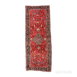 Serapi Carpet, northwestern Iran, c. 1900, 17 ft. 9 in. x 7 ft. 1 in.  Provenance: The Cadle Collection.
