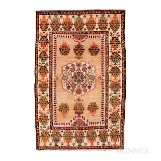 Fereghan Rug, western Iran, c. 1910, 6 ft. 3 in. x 4 ft. 5 in.   Provenance:  The Cadle Collection.