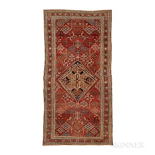 Joshagan Rug, Iran, c. 1890, 7 ft. 7 in. x 3 ft. 11 in.  Provenance:  The Cadle Collection.