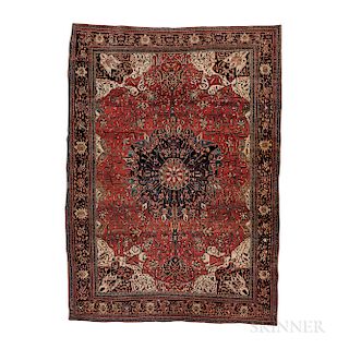 Antique Fereghan Sarouk Carpet, Iran, c. 1890, 12 ft. 2 in. x 8 ft. 10 in.