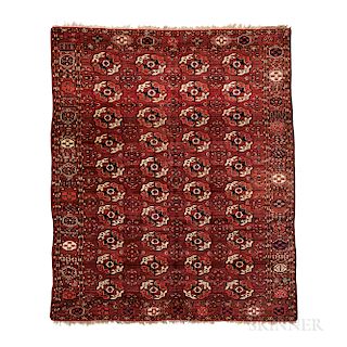 Tekke Main Carpet, Central Asia, c. 1860, 7 ft. 9 in. x 6 ft. 7 in.