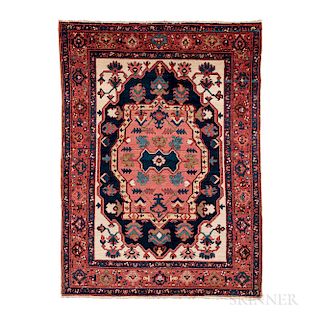 Heriz Rug, northwestern Iran, c. 1900, 6 ft. x 4 ft. 5 in.   Provenance:  The Cadle Collection.