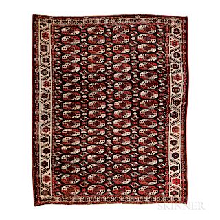 Chaudor Main Carpet, Central Asia, c. 1880, 8 ft. 10 in. x 7 ft. 2 in.
