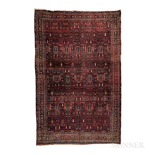 Bidjar Carpet, Iran, c. 1900, 14 ft. x 9 ft. 8 in.